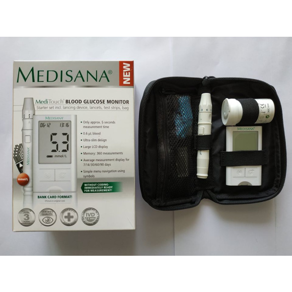 Medisana Blood Glucose Monitor 50 Test Strip