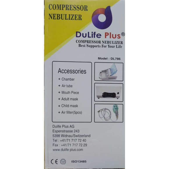 DuLife Plus Compressor Nebulizer Machine DM 786