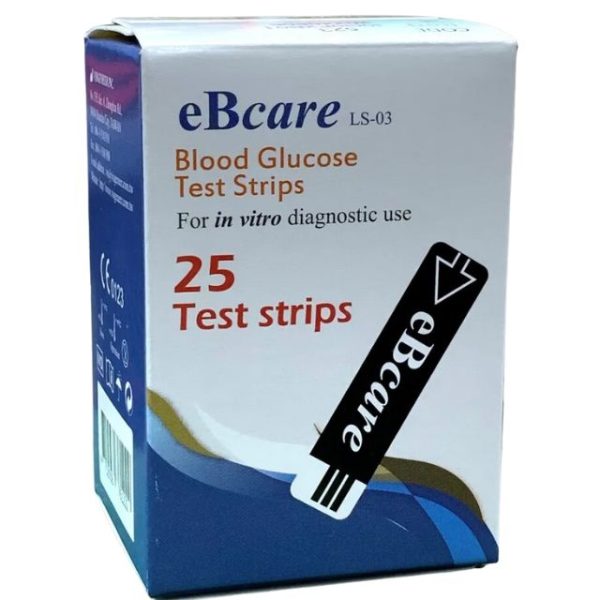 Ebcare Blood Glucose Test Strip 25 Strip
