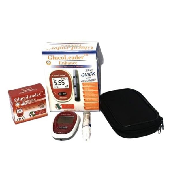 Glucoleader Red Blood Glucose Test meter)