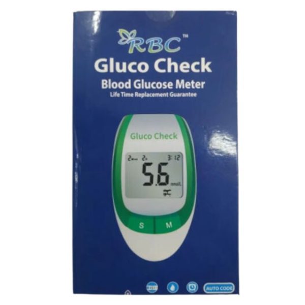 RBC Gluco Check Blood Glucometer