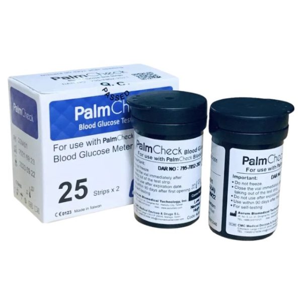 Palm Check Blood Glucose Test Strip-50 Test